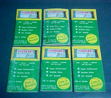 Six 1980-81 Doebler's Hybrids 
