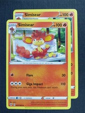 Simisear 027/189 x2  - DAA - Pokemon Card #3E9 picture