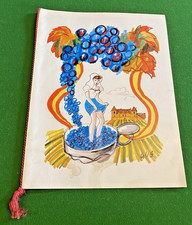 Menu Chapter 366 - Château du Clos Peugeot - 29/11/1969 - Illustrated by GUS picture