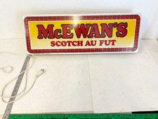 RARE Vintage McEwans Scotch Au Fut Lighted Beer Pub Bar Sign 29