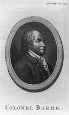 Photo:Colonel Isaac Barr� 1780 British Military Portrait Print Revolution picture