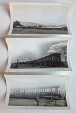 C. 1930s Salt Lake Garfield Western Railroad Snapshot Photo Lot Of 3 picture