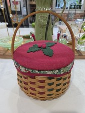 Vintage Longaberger Christmas Collection 2003 Edition Caroling Basket 8