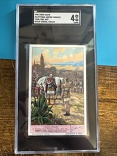 1938 Liebig S1378 Julius Cesear #4 SGC 4 I Came I Saw I Conquered picture