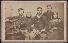 Photo:Alexandria VA Union Soldiers John Burton Family Drum 1860s Civil War picture