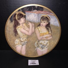 Pickard China The Children of Renoir Two Little Circus Girls Plate with Box picture