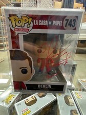 Funko POP Television La casa De Papel Berlin 743 , SIGNED W/JSA picture