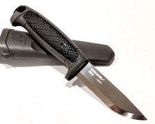 MORA MORAKNIV GRAY/BLACK RISBERG HEAVY DUTY C GERMAN CARBON STEEL UTILITY KNIFE picture