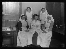 Photo:1910s Nurses Group Portrait Hospital Women Uniforms picture