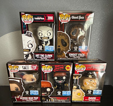 Funko Pop Scare Fair Movies Horror Vinyl Mixed Lot (5) Art, Ghost Face picture