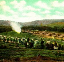 Lumber Mill and Workers Homes Sheffield Pennsylvania PA 1909 DB Postcard picture