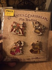 Disney Pin Trading Pin Pirates Of Caribbean Set 2006 LE NEW On Card MINT v82 picture