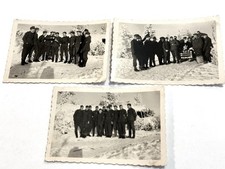 WW2 WWII Original Photos German Soldiers  X 3 Photos picture