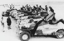 Marmon Herrington MkII Armoured Cars 11th Hussars 7th Armoured Div- Old Photo picture
