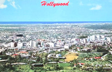 1963 Photo Postcard Hollywood California Panoramic City View picture