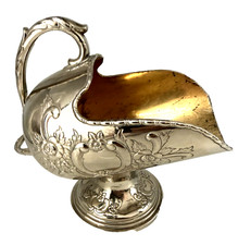 Ornate Antique Victorian Raimond Silverplate Sugar Scuttle for REPURPOSE picture