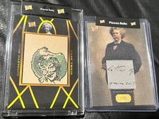 ULTRA RARE - MARK TWAIN - JUMBO XL RELIC CARDS - TOM SAWYER ORIGINAL DRAWING picture