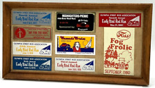Olympia Street Rod Association OSRA Early Bird Rod Run 1976-1980 Labels Plates picture