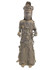 Vintage Quan Yin Stateu Kwan Yin Kuan Yin - Bronze Style picture