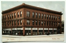Vintage Elks Temple Dayton Ohio Divided Back Lithograph Postcard picture