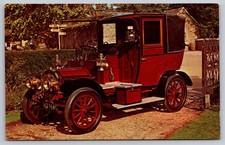 Vintage 1908 12/14 h.p. UNIC Taxicab Postcard Auto Museum Bridgewater NY picture