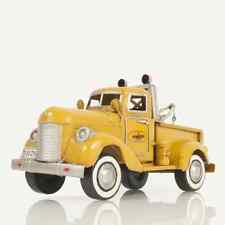 Pennzoil Tow Truck Yellow Iron Handmade Model W/ Crane System & Number Plate picture