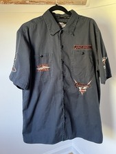 VTG Harley Davidson Mechanic Shirt V-Twin Power Garage Men’s Sz picture