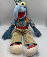 VTG The MUPPETS Gonzo The Great 20” Plush Eden Hawaiian Shirt Khakis Jim Henson picture