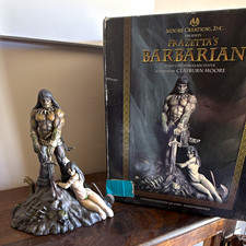 Moore Creations Frazetta's Barbarian Cold Cast Porcelain Statue Ltd Ed 1999 picture