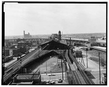 Photo:Richmond Virginia Main Street Station Marshall Street Viaduct 1950s picture