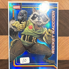 Topps 2023 Topps Chrome Marvel Rocket Raccoon #098 Serial Numbered 016/150 picture
