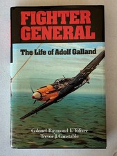 TRIPLE SIGNED Adolf Galland Fighter General Hardcover Book WWII Luftwaffe Ace picture