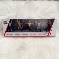 WWE Collector 5-pack John Cena, The Rock, AJ, Finn, Roman Reigns Action Figures picture