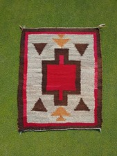 Navajo Rug Ganado Antique Native American Indian Blanket Hubbell Weaving 1915 picture