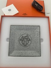 NEW Hermes Mosaique au 24 Platinum Square Plate Tray N°3 15cm Tableware with Box picture