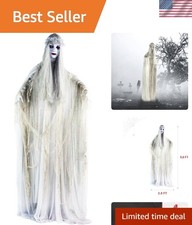 Eerie Life-Size 5.6-Ft Bride Animatronic - Perfect for Halloween Thrills picture