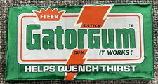 Vintage 1978 FLEER GATORGUM  Chewing Gum  Unopened  NOS  Mint Conition picture