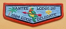 Santee Lodge 116 S11 1984 Dixie Delegate Flap Pee Dee Area SC OA picture