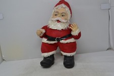 Vintage 1950s Rushton Star Company Star Coca-Cola Rubber Face Santa Claus Plush picture