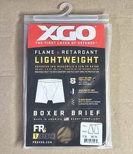 XGO FLAME RETARDANT PHASE 1 MENS TAN LIGHT WEIGHT BOXER SIZE SMALL NEW picture