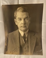 1927 Signed E. W Marland photo portrait Oklahoma Governor & Oil Baron Autograph  picture