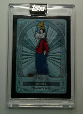 GOOFY 2025 Topps Mint Disney Black CHROME Refractor #/10 ENCASED MINTED RARE picture