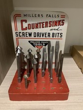 Millers Falls Countersinks & Screw Bits Display picture