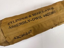 1943 WWII US Army Air Forces Type D-2 Portable Oxygen Cylinder Carrying Bag Only picture