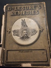 Antique Dr Lesure Veterinary Remedies Book Catalog 128p Horse Cow Farm Keene NH picture