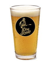 Dire Straits (Gold) - Rock and Roll 16oz Pint Beer Glass Handcrafted Liquor 2025 picture