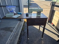 Kenmore, Vtg. Zig-Zag Sewing Machine In Cabinet picture