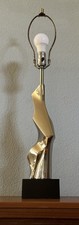 Vintage Richard Barr for Laurel Lamp Sculptured Table Lamp 1960s Brutalist picture