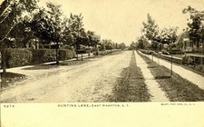 Vintage Postcard Hunting Lane East Hampton LI Long Island NY Undivided Back picture