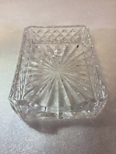 Waterford Desktop Crystal Note Pad Holder 2 X 6 3/4 X 5  picture
